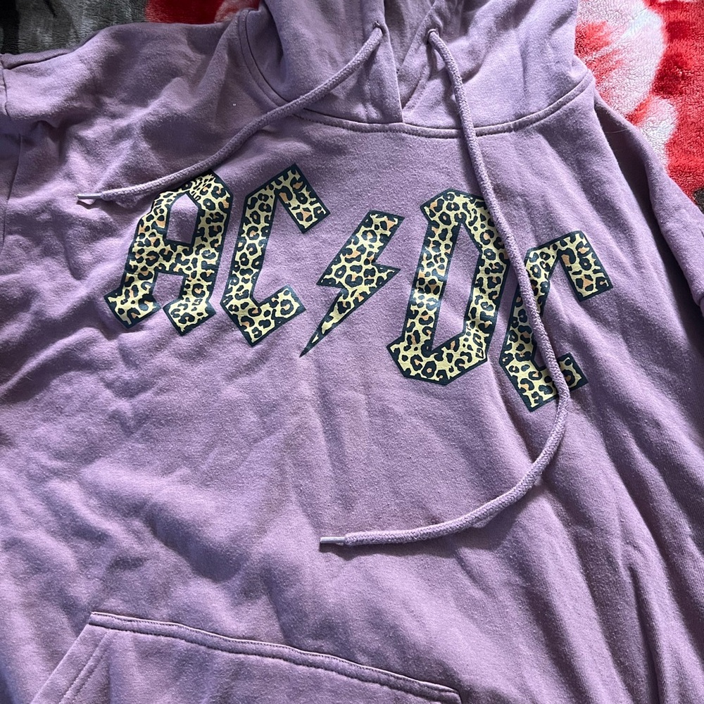 AC/DC Lavender Hoodie with Logo